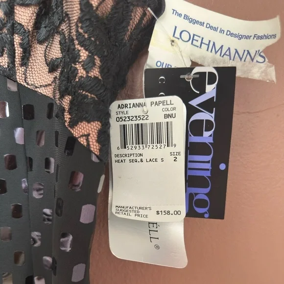 Adrianna Papell sequin and lace dress - Picture 7 of 9